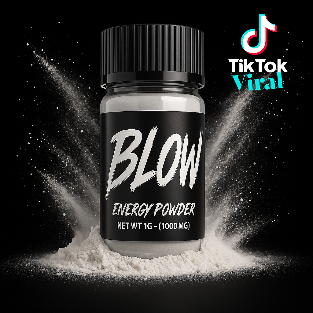 Blow Energy Powder - 1g Container - 30 Pack (400mg Caffeine Per Vial)